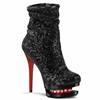 Pleaser - BLONDIER1009 Bottes de plateforme, Pole dance chaussures - Chaussures de pole dance - Noir/Rouge Product image
